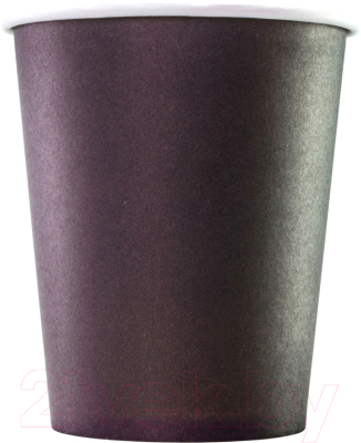 Набор бумажных стаканов Паксервис 300мл / HB90-430-0459/5644 (50шт, черный)