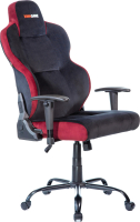 Кресло геймерское Vmmgame Unit Velour Upgrade с регулируемой спинкой / XD-A-VRBKRD-B23 (черный/красный) - 