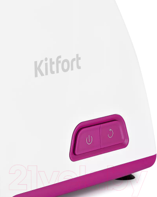 Изображение товара Мясорубка электрическая Kitfort KT-2112-2 (белый/сиреневый)
