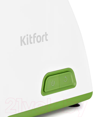 Мясорубка электрическая Kitfort KT-2112-3 (белый/зеленый)