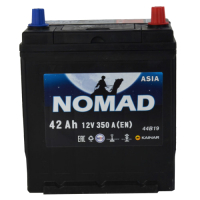 

Автомобильный аккумулятор Kainar, Nomad Asia 6СТ-42 Евро R+ / 037264603003142410L
