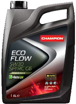 Моторное масло Champion Eco Flow 5W30 SP/RC G6 / 1047268 (5л)