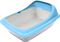 Туалет-лоток Gamma Волна / 20452019 (серый/голубой) - 