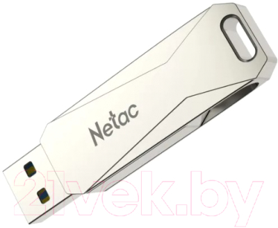 Usb flash накопитель Netac U381 USB 3.0+MicroUSB FlashDrive 64GB (NT03U381B-064G-30PN)