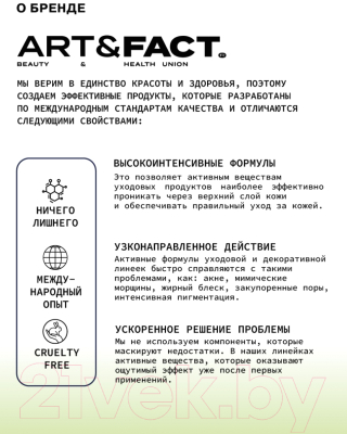 Спрей для волос Art&Fact Capixyl + Clover Extract + Azelaic Acid для роста волос и бороды (50мл)