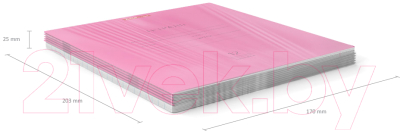 Изображение товара Тетрадь Erich Krause Классика. Neon / 56542 (12л линейка, розовый)