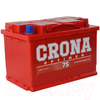 Автомобильный аккумулятор Kainar Crona 6СТ-75 Евро R+ / 075301501020109119L (75 А/ч)