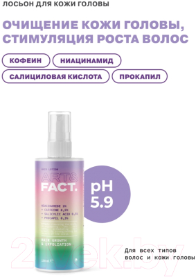 Лосьон для волос Art&Fact Niacinamide 2% + Caffeine 0.5% + Salicylic Acid 0.5% (150мл)