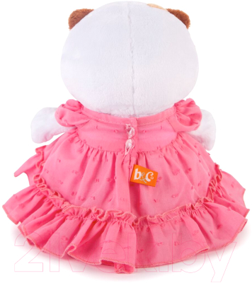 Мягкая игрушка Budi Basa Кошечка Ли-Ли Baby в платье с вязаным цветочком / LB-013
