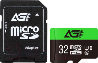 Карта памяти AGI TF138 32GB microSD (AGI032GU1TF138)