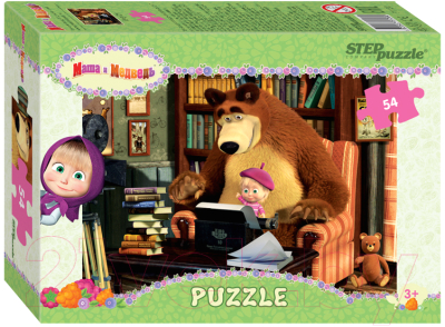 Пазл Step Puzzle Маша и медведь / 71120 (54эл)