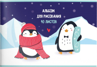 

Альбом для рисования Schoolformat, Привет от пингвинов / АЛ40-ПП