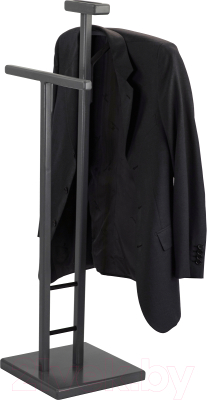 Стойка для одежды Мебелик Галант 340 (черный/серый графит)