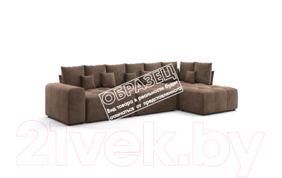 Модуль мягкий Мебельград Торонто стандарт подушка большая (торонто коричневый)