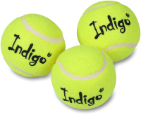 Набор теннисных мячей Indigo IN145 (3шт, желтый) - 