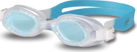 Очки для плавания Indigo 1504 G (белый/голубой) - 