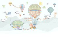 Фотообои листовые Vimala Детские воздушные шары (270x400) - 