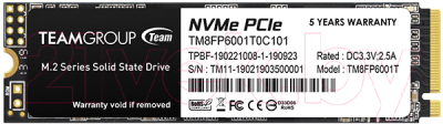 SSD диск Team MP33 1TB (TM8FP6001T0C101)