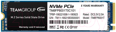 SSD диск Team MP33 1TB (TM8FP6001T0C101)