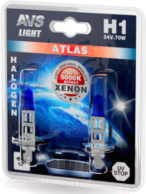 Комплект автомобильных ламп AVS Atlas / A78574S (2шт)