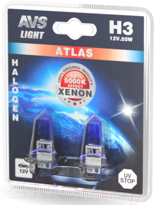 Комплект автомобильных ламп AVS Atlas / A78575S (2шт)