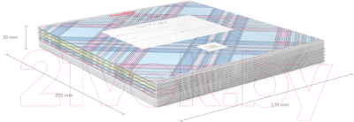 Изображение товара Тетрадь Erich Krause Optima Check / 54180 (18л линейка, ассорти)