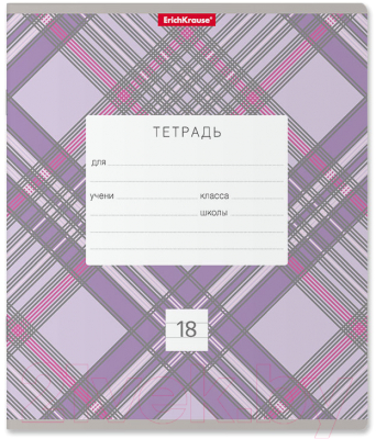 Изображение товара Тетрадь Erich Krause Optima Check / 54180 (18л линейка, ассорти)