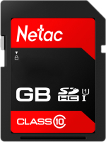 Карта памяти Netac P600 SDHC Class 10 UHS-I U3 16GB (NT02P600STN-016G-R) - 