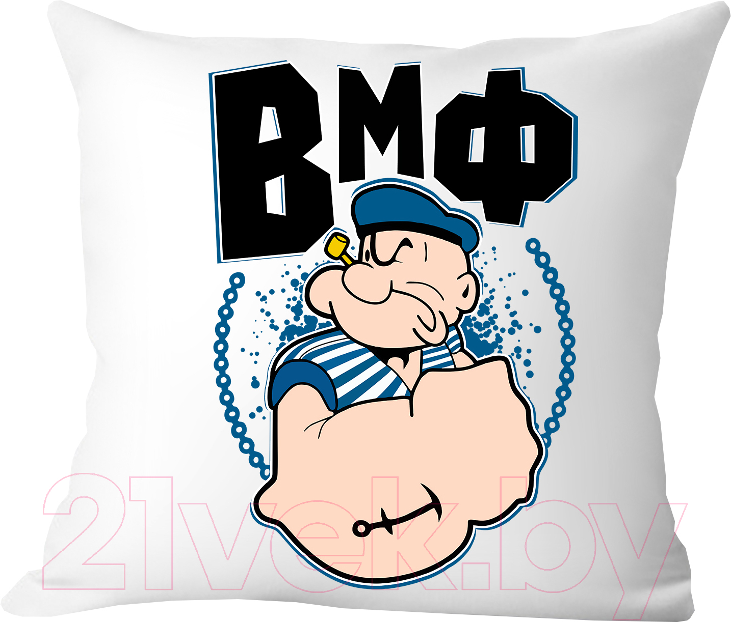 Подушка декоративная Print Style ВМФ / 40x40plat20