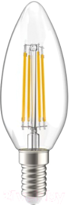 Лампа IEK C35 7Вт 4000К E14 230В / LLF-C35-7-230-40-E14-CL (нейтральный белый)