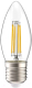 Лампа IEK C35 7Вт 4000К E27 230В / LLF-C35-7-230-40-E27-CL (нейтральный белый) - 