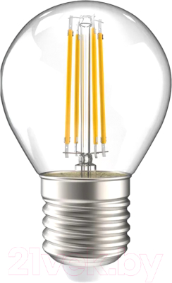 Лампа IEK C45 7Вт 4000К E27 230В / LLF-G45-7-230-40-E27-CL (нейтральный белый)