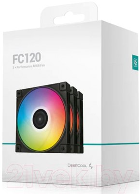 Набор вентиляторов для корпуса Deepcool FC120 3in1 (R-FC120-BKAMN3-G-1)