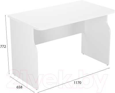 Письменный стол Involux Римини 170S001 (белый премиум)
