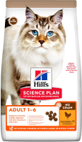 

Сухой корм для кошек, Science Plan Adult No Grain с курицей / 605368