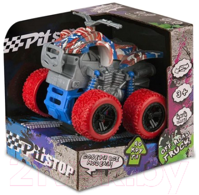 Квадроцикл игрушечный Pit Stop Граффити / PS-1819-10A-3