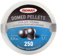 Пульки для пневматики Люман Domed Pellets 1.1г 5.5мм (250шт) - 