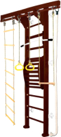 Детский спортивный комплекс Kampfer Wooden ladder Maxi Wall (шоколадный/белый, стандарт) - 