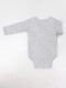 Миниатюра изображения товара Боди для малышей Rant 6869-68 (светло-серый меланж, р.68)