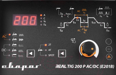 Инвертор сварочный Сварог TIG 200 P AC/DC REAL E201B (98986)