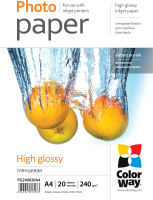 

Фотобумага ColorWay, PG240020A4