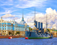 

Набор алмазной вышивки, Крейсер Аврора / АЖ-1955