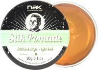 Помада для укладки волос Nak Классическая легкой фиксации Slik Pomade Nak (90г) - 