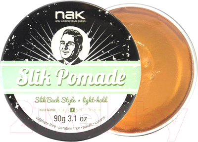 Помада для укладки волос Nak Классическая легкой фиксации Slik Pomade Nak (90г)