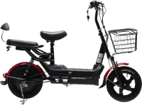 Электровелосипед Furendo E-Scooter 350 (черно-красный) - 