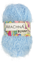 Набор пряжи для вязания Arachna Bunny 100г. 110м. №54 (2 мотка, голубой) - 