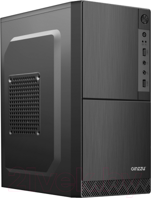 Корпус для компьютера Ginzzu B190 с блоком питания 500W 12см (черный)