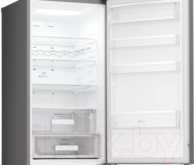 Холодильник с морозильником LG GA-B489TGRF