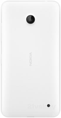 Смартфон Nokia Lumia 630 Dual (White) - задняя панель