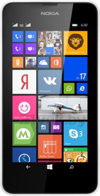 Смартфон Nokia Lumia 630 Dual (White) - общий вид